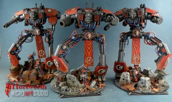 Adeptus Mechanicus Battleknights by Hortwerth