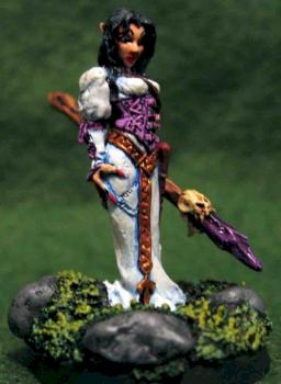 Hyrekia, Half Elf Sorceress by Orbiwes