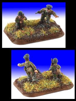 15mm FOW WWII German Paratroopers in splinter camo by Vanth