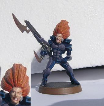 WIP - dark eldar warrior by dori