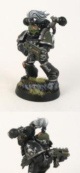 Chaos Space Marine  - Red Squad 1 by Countersunk81