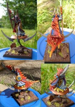 Tzeentch Lord on Disc of Tzeentch by Billthebloody