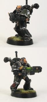 Chaos Space Marine  - Red Squad 3 by Countersunk81