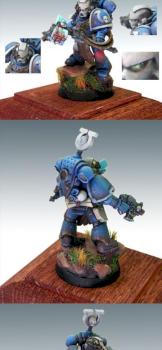 Ultramarine Space Marine Captain by jarhead