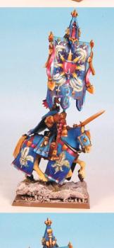 Warhammer Bretonnia Mounted Standard Bearer by rene