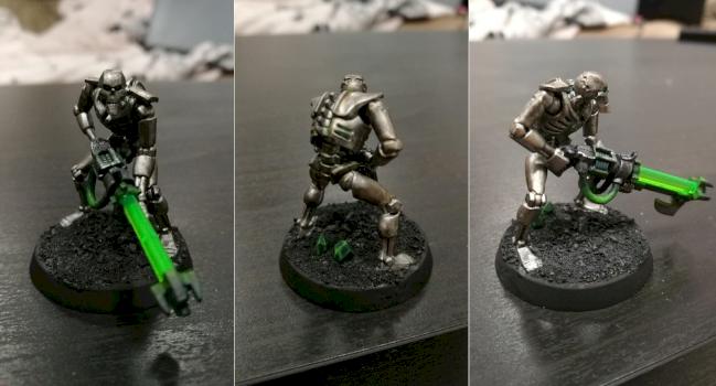 Necron Warior by gips