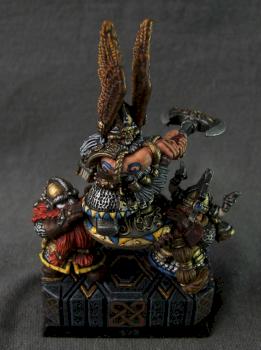 Dwarven lord and shieldbearers by Bandit
