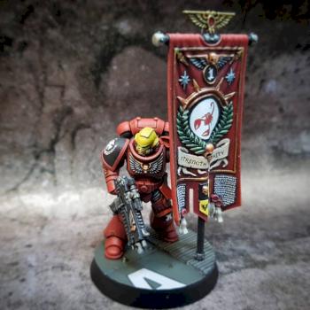 Primaris Space Marine ancient by tomitchoe