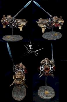 Vertus Praetors Shiled Captain Adeptus Custodes Painted Commission Warhammer 40K by CroWarGamePainting