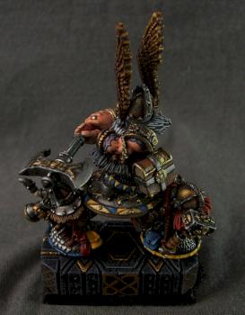 Dwarven lord and shieldbearers by Bandit