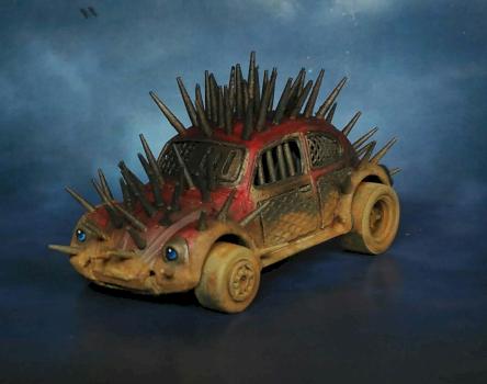 Postapocalyptic car vw beetle by raivan