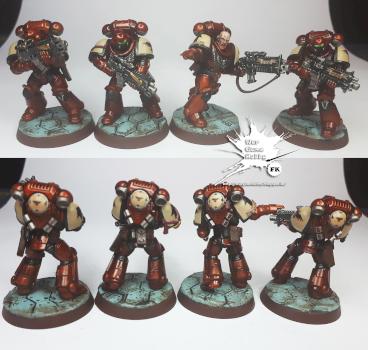 Blood Ravens - Intercessors squad with bolt rifles by Kova