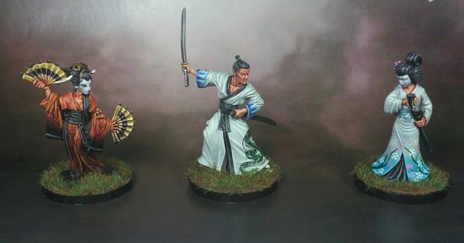 samurai and geishas by raivan