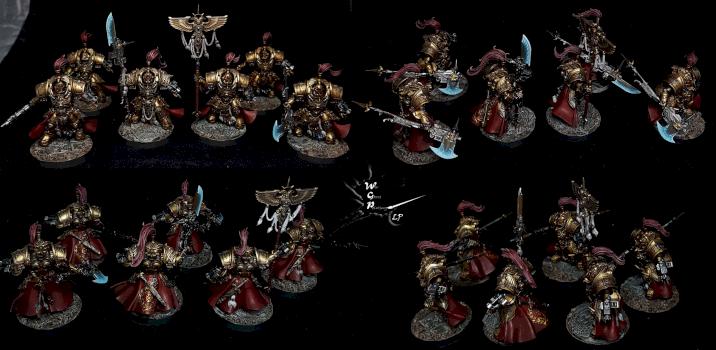 Allarus Custodians Adeptus Custodes Painted Warhammer 40K by CroWarGamePainting