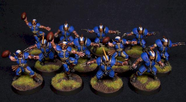 Reikland Reavers Blood Bowl team. by Craftspainting