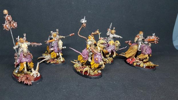 dark mechanicum cavalry by Sirpiv