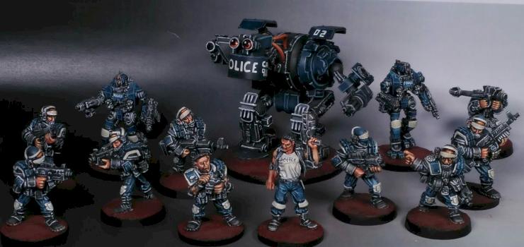 sci fi police force by raivan