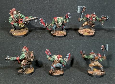 Evil Sunz Ork Boyz by Arcllet