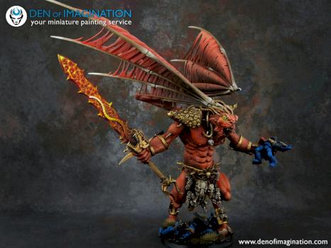 Angron, daemonic prince by DEN of IMAGINATION
