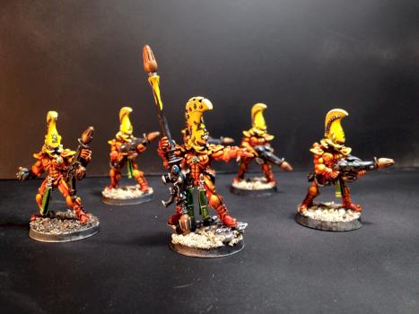Eldar Fire Dragons by Carbonite Lab