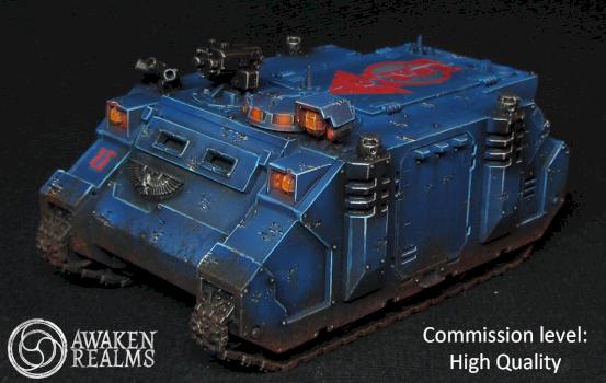 Space Marines Crimson Fists Rhino by Awaken Realms