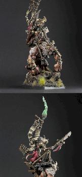 Skaven Warlord on Rat Ogre Bonebreaker by asuryan