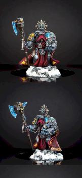 space wolves wolf lord in terminator amour by Delius