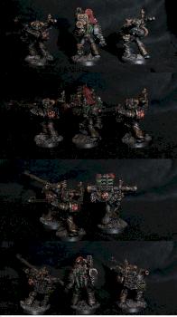 Chaos space marine Havocs by Manveru