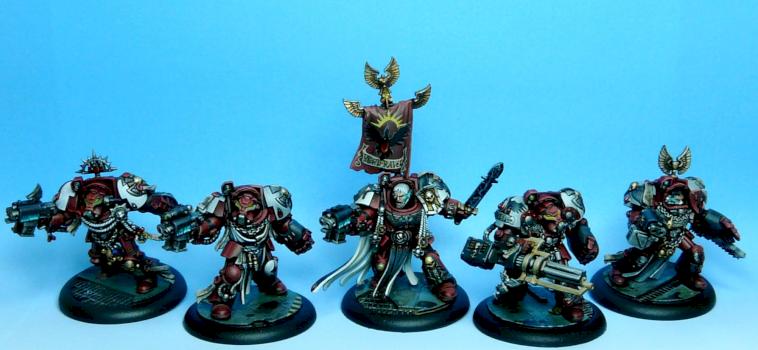 Blood Raven terminator squad by RAFF