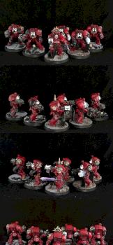 Space Marine Terminator Squad Warhammer by DrD