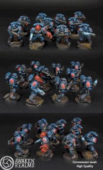 Space Marines Crimson Fists Tactical Squad by Awaken Realms