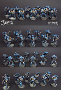 Space Marcines tactical squad by Awaken Realms