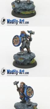 Bjorn, Dwarven Warrior by MadFlyArtStudio