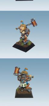 Female Dwarf Khor Warrior by aurelio