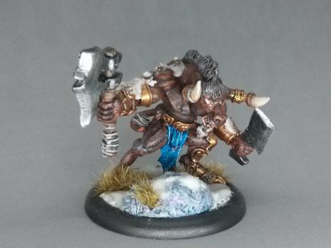 Minotaur in winter by fishnjeeps