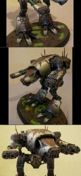Chaos warhound titan of nurgle by Bonelord