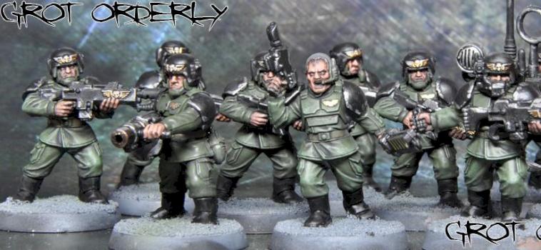 Astra Militarum / Imperial Guard - Cadian Squad by wikear