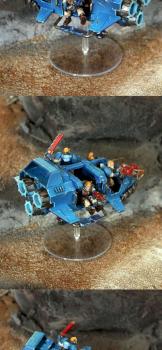 Ultramarines Land Speeder Storm by nazgash