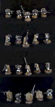 Space Marine Scouts with Sniper Rifles Carcharodons by DrD