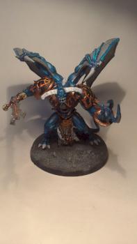 deamon prince of tzeentch by Miazgulkid