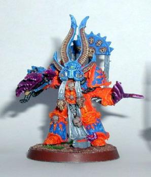 Chaos Space-marines - Tzeentch Sorcerer by Freg from FeuWeuh