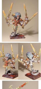 slaanesh demon mageur et Dechalla,partie de l'armée by armees de gehenne