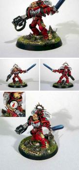 Blood Angel Space Marine 4th Company Captain by Spartanacus