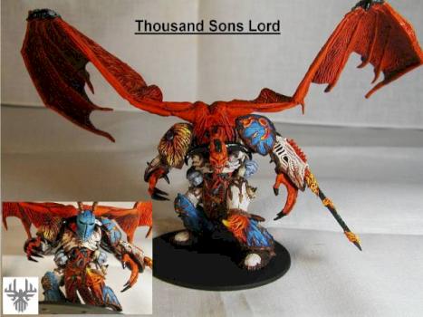 Thousand Sons Daemon Prince by faelcone