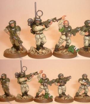 a few guard by col.cleric