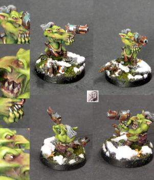 Orc Grot with revolver by jarhead
