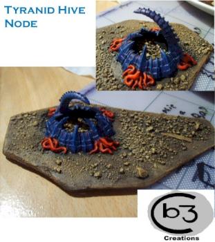 Tyranid Hive Node by B3Studio