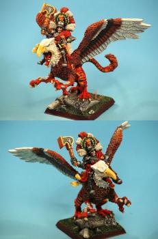 Empire heroe : Karl Franz on griffon by a vince