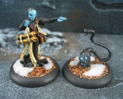 Iron Kingdoms Infernal Curator & Discerning Beast by Middle Pillar Path
