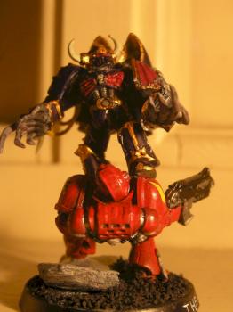 Chaos Space Marine Night Lords Raptor Lord by theseventhson